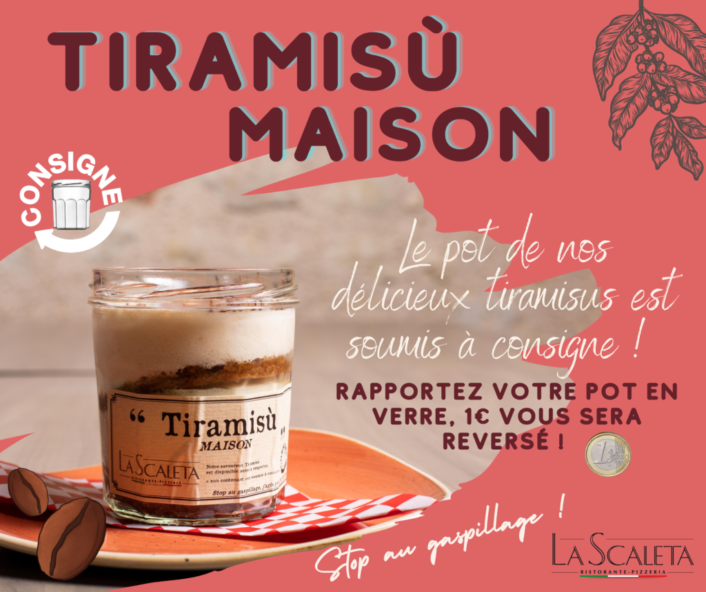 Stop au gaspillage : rapportez votre pot à Tiramisu !