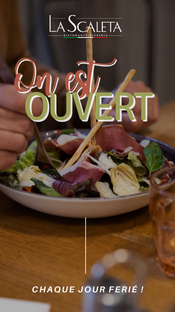 Nous sommes ouverts chaque jour férié !