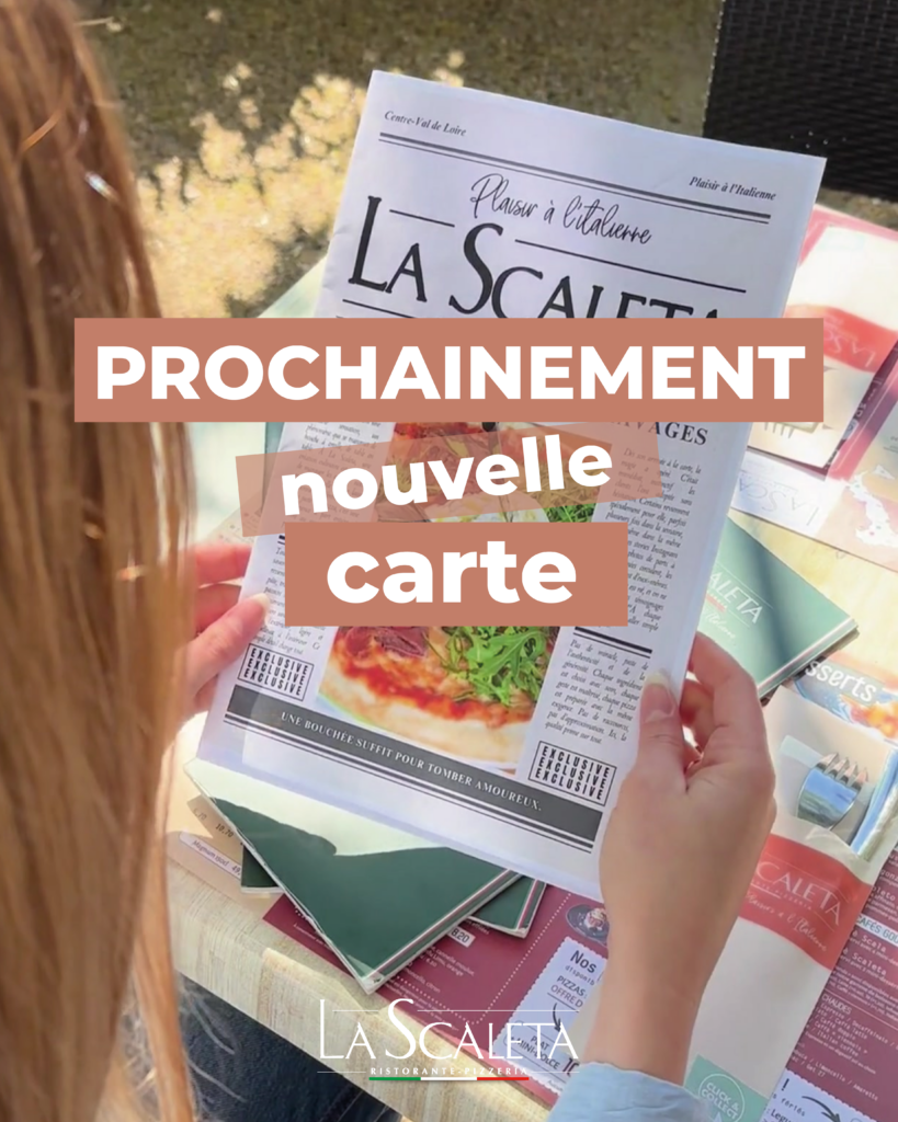 Prochainement : nouvelle carte d'été !