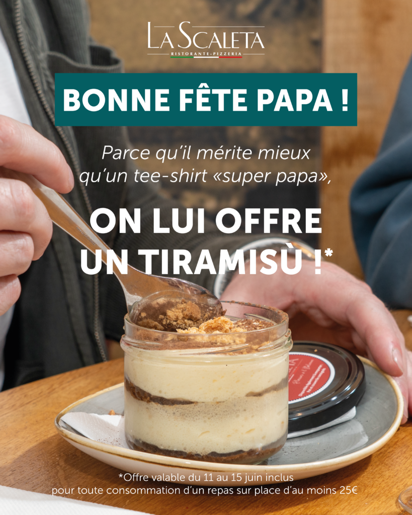 Un tiramisu offert !