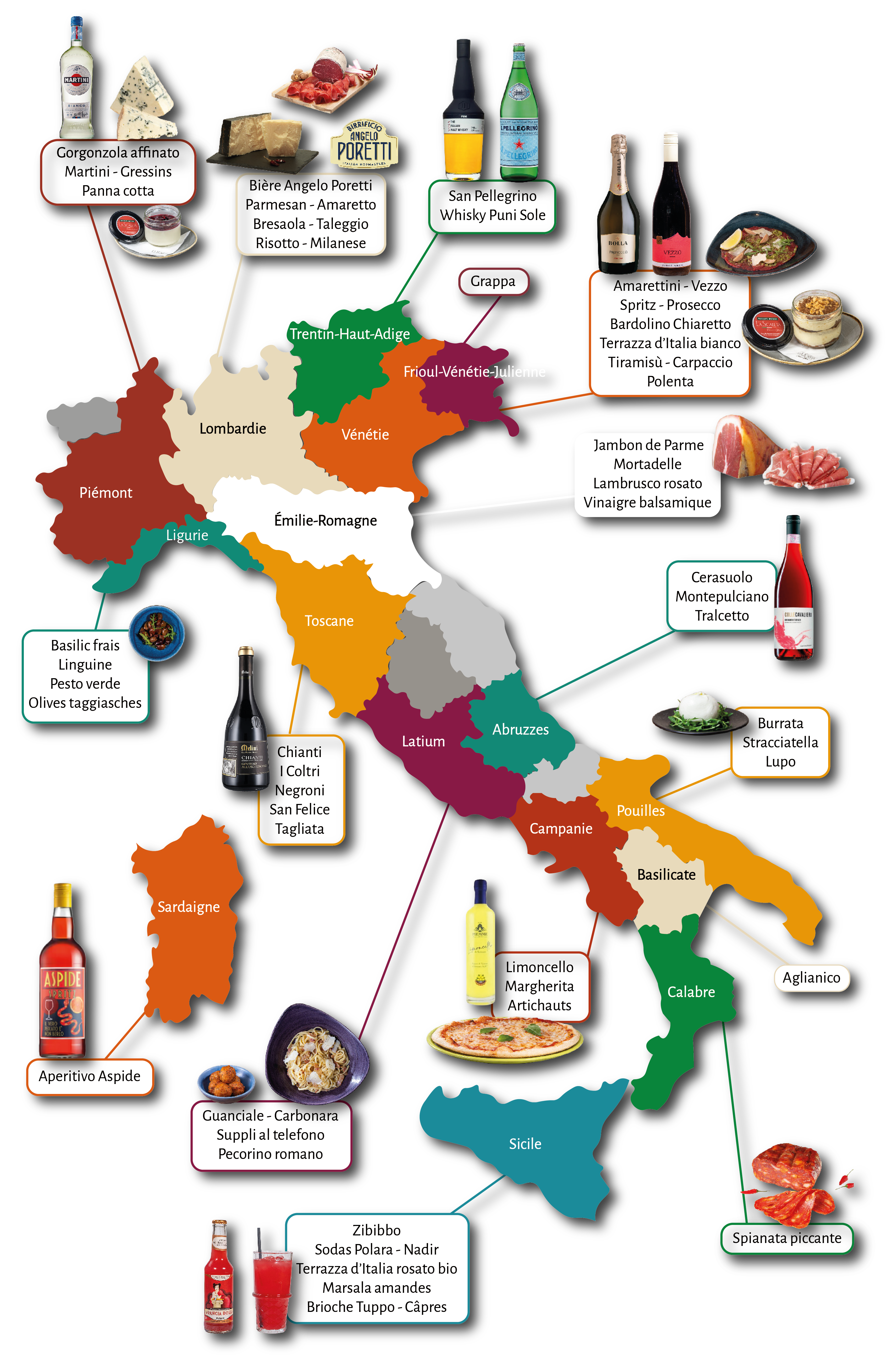 carte italie