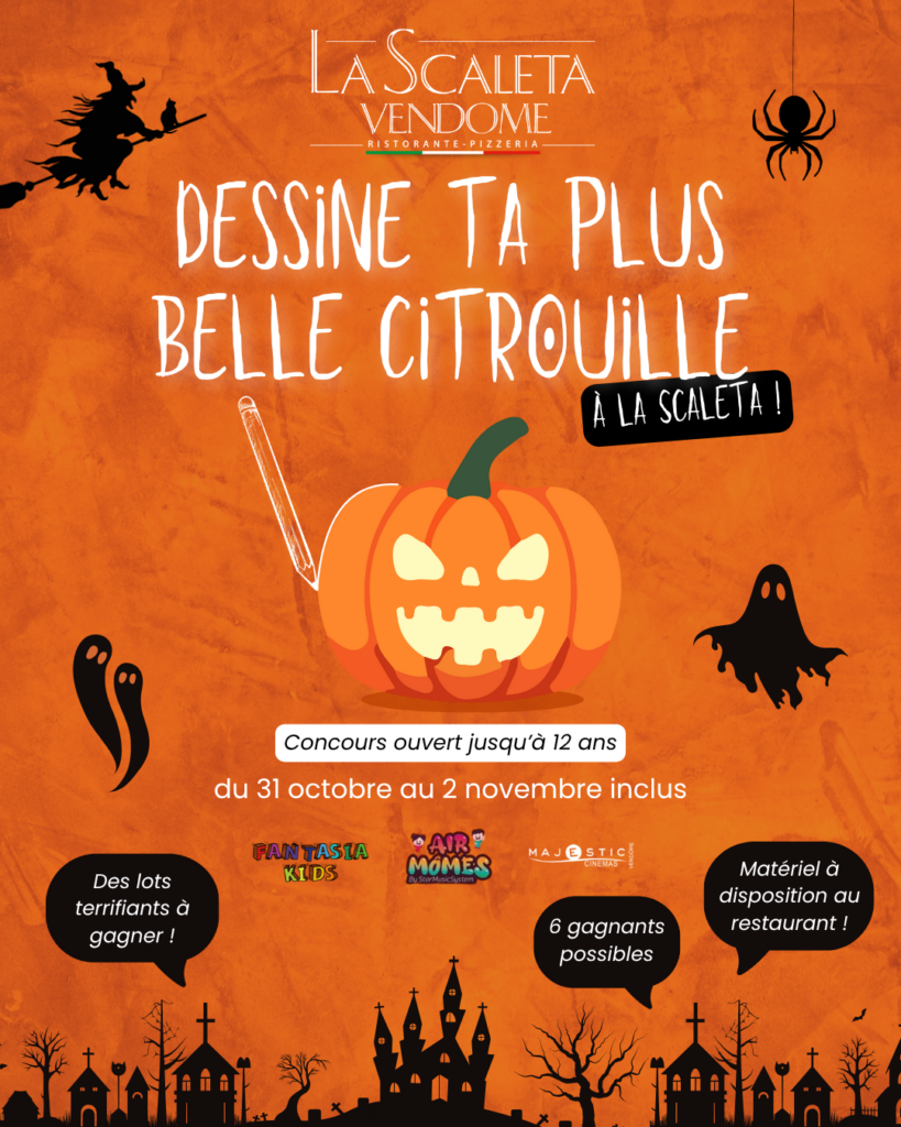 Dessine ta plus belle citrouille à Vendôme !