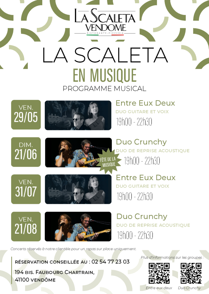 Le Scaleta Vendôme en musique !